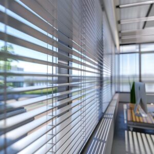 Aluminium Venetian Blinds _ Silver _ Shades