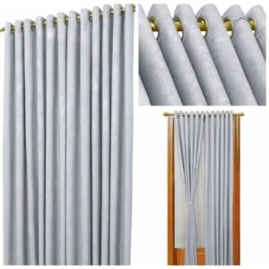 HIGH DOOR CURTAINS MINIMALIST 110 cm WIDE3m HOME CURTAIN_S Langsir Tingkap Murah Langsir Blackout Curtain